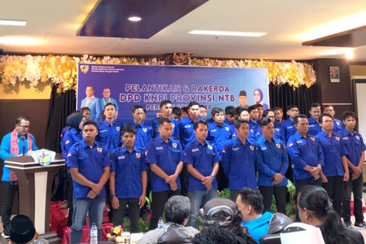 Resmi Dilantik, KNPI NTB Berkomitmen Jadi Mitra Kritis Pemerintah